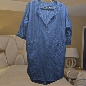 BDG Classic Blue Denim Top Oversized